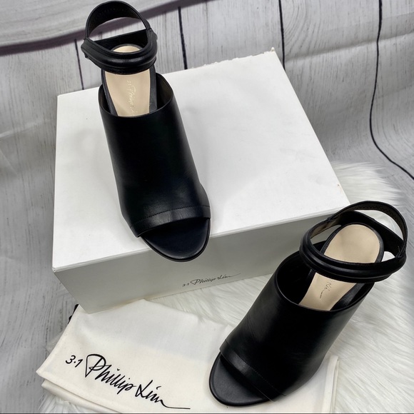 3.1 P H I L L I P L I M : “Kiddie” Cutout Heels - Picture 3 of 8